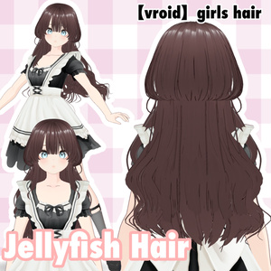 【vroid】girls hair[※髪の揺れ修正済]