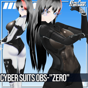 VRoid用 8色展開 試作サイバースーツ OBS-"Zero" - Cyber Suits Prototype OBS-"Zero" 8Colors