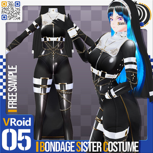 [XWear 대응] VRoid용 10색 전개...