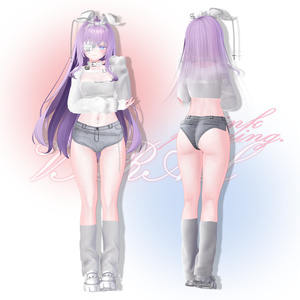 【3アバター対応】 ♥VIRAL♥ 【VRChat向け衣装モデル】 缩略图 6