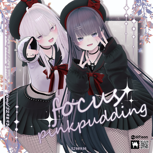 【4アバター対応】✦FOCUS✦【VRChat向け衣装モデル】