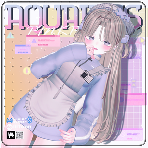 【4アバター対応】 ♥AQUAIRUS♥ 【VRChat向け衣装モデル】