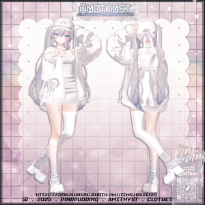 【7アバター対応】 ♡ 𝐀𝐦𝐞𝐭𝐡𝐲𝐬𝐭 ♡ 【VRChat向け衣装モデル】 缩略图 24