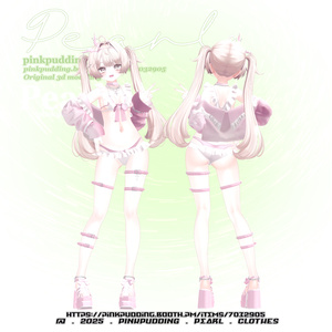【 7月𝐒𝐀𝐋𝐄 】【10アバター対応】 ♡ 𝐏𝐞𝐚𝐫𝐥 ♡ 【VRChat向け衣装モデル】 缩略图 15
