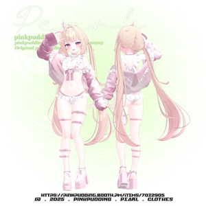 【 7月𝐒𝐀𝐋𝐄 】【10アバター対応】 ♡ 𝐏𝐞𝐚𝐫𝐥 ♡ 【VRChat向け衣装モデル】 缩略图 18