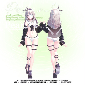【 7月𝐒𝐀𝐋𝐄 】【10アバター対応】 ♡ 𝐏𝐞𝐚𝐫𝐥 ♡ 【VRChat向け衣装モデル】 缩略图 21