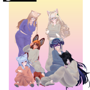 [VRChat]Mokomoko Dream Pajamas