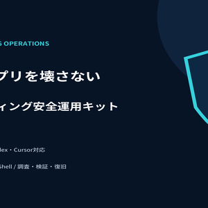 既存アプリを壊さない AIコーディング安全運用キット｜Claude Code・Codex・Cursor対応