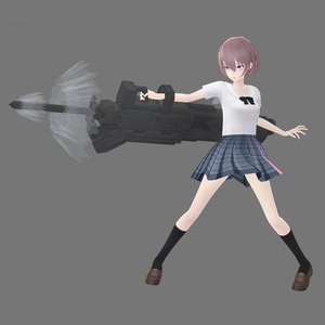 【オリジナル3Dモデル】「ハナエ」 缩略图 4