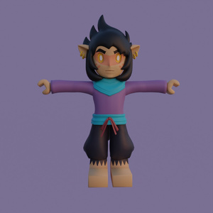 Leo Anime based VRChat and Vtubing Avatar