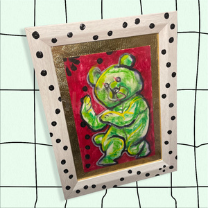 【額装・原画】クマのマーシャルアーツ