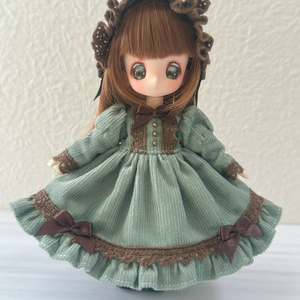 アリスメイドワンピ（ピンク）【オビツ11/ピコニーモP