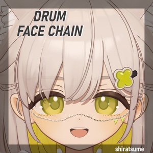 【9アバター対応】DRUM FACE CHAIN［#DRUM_OFF_］ 缩略图 2