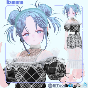 【22アバター対応Hair】こぐまるーずついん【#DRUM_OFF_】 缩略图 6
