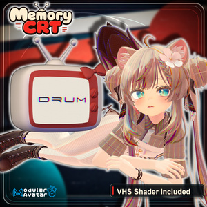 Memory CRT - VHS Shader搭載CRTアクセサリー -〖#DRUM_OFF_〗