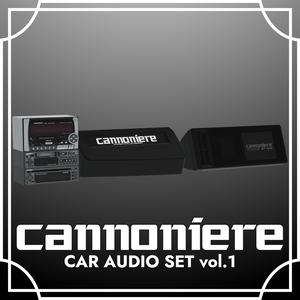 【VRChat想定】【AudioLink対応】カーオーディオセット vol.1