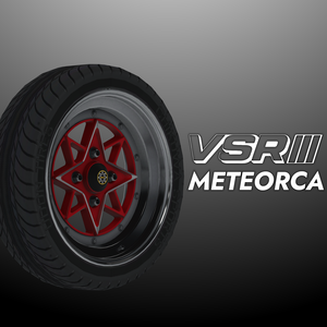 【VRChat想定】クラシック3ピースホイール『MeteOrca』