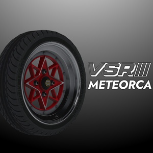 【VRChat想定】クラシック3ピースホイール『MeteOrca』