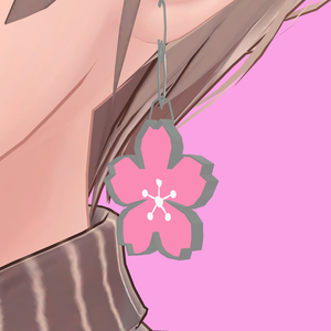 桜イヤリング