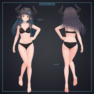 【オリジナル3Dモデル】　ドラゴニュート・シアノス 缩略图 3