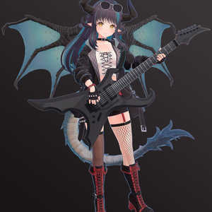 【オリジナル3Dモデル】　ドラゴニュート・シアノス 缩略图 12