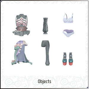 【3Dモデル】瑚紅姫（ここひめ）-Cocohime- ＜VRC対応＞ 缩略图 8
