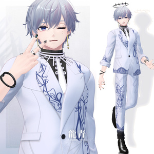 【3D衣装】龍青 -Ryusei Celadon style- ＜VRC対応＞ 缩略图 13