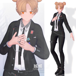 【3D衣装】鳳蝶 -Ageha Swallowtail style- ＜VRC対応＞ 缩略图 3