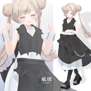 【3D衣装】風璃 -Furi Airy style- ＜VRC対応＞ 缩略图 10
