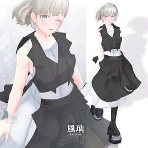 【3D衣装】風璃 -Furi Airy style- ＜VRC対応＞ 缩略图 7