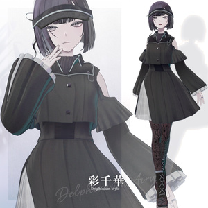 【3D衣装】彩千華 -Sachika Delphinium style- ＜VRC対応＞ 缩略图 2