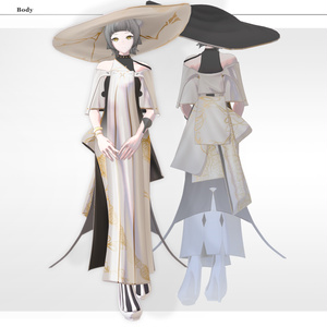 【3Dモデル】妃白（ひしろ） -Hishiro- ＜VRC対応＞ 缩略图 3