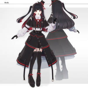 【3Dモデル】紅遠（くおん） -Kuon- ＜VRC対応＞ 缩略图 3