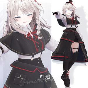 【3D衣装】紅遠 -Kuon Crimson magician style- ＜VRC対応＞ 缩略图 9