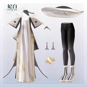 【3D衣装】妃白 -Hishiro Kintsugi style- ＜VRC対応＞ 缩略图 12