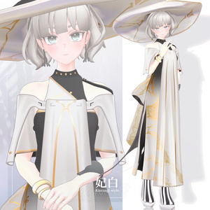 【3D衣装】妃白 -Hishiro Kintsugi style- ＜VRC対応＞ 缩略图 7