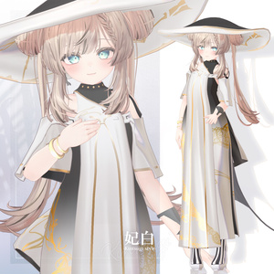 【3D衣装】妃白 -Hishiro Kintsugi style- ＜VRC対応＞ 缩略图 10
