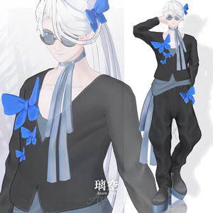 【3D衣装】璃空 -Riku Azure style- ＜VRC対応＞ 缩略图 12