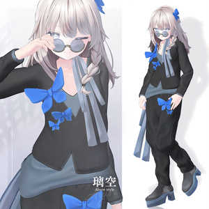 【3D衣装】璃空 -Riku Azure style- ＜VRC対応＞ 缩略图 14