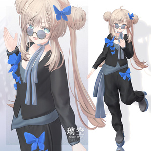 【3D衣装】璃空 -Riku Azure style- ＜VRC対応＞ 缩略图 15