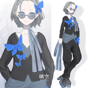 【3D衣装】璃空 -Riku Azure style- ＜VRC対応＞ 缩略图 10