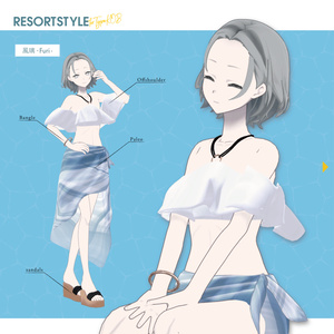 【3D衣装】Resort Style＜VRC対応＞for Type KOB / SSB / TKY / UMD 缩略图 3