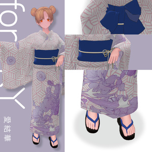 【3D衣装】YUKATA Style＜VRC対応＞for Type KOB / SSB / TKY / UMD 缩略图 6