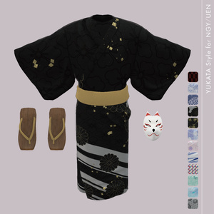 【3D衣装】YUKATA Style＜VRC対応＞for Type NGY / UEN 缩略图 6