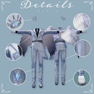 【3D衣装】Fancy Dress Style -jacket-＜VRC対応＞ 缩略图 18