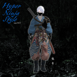 【3D 衣装】Hyper Ninja Style＜VRC 対応＞ 缩略图 3