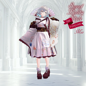 【3D 衣装】Sweet Lolita Style＜VRC 対応＞ 缩略图 8