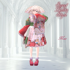 【3D 衣装】Sweet Lolita Style＜VRC 対応＞ 缩略图 12