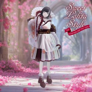 【3D 衣装】Sweet Lolita Style＜VRC 対応＞ 缩略图 15