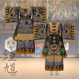 【3D衣装】鐘馗 - Iwami Kagura Shoki Style -＜VRC対応＞ 缩略图 15